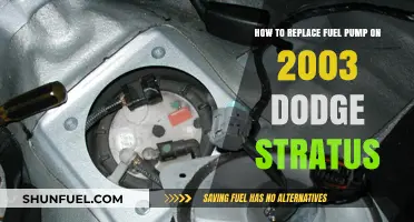 DIY Guide: Replacing the Fuel Pump on a 2003 Dodge Stratus