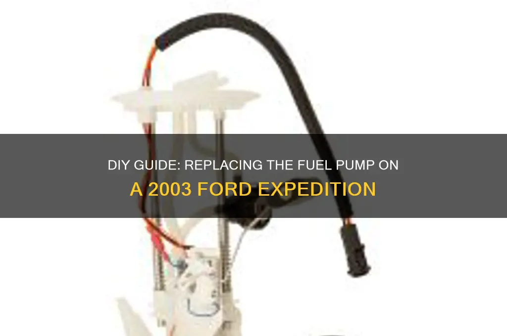 how to replace fuel pump on 2003 ford expedition
