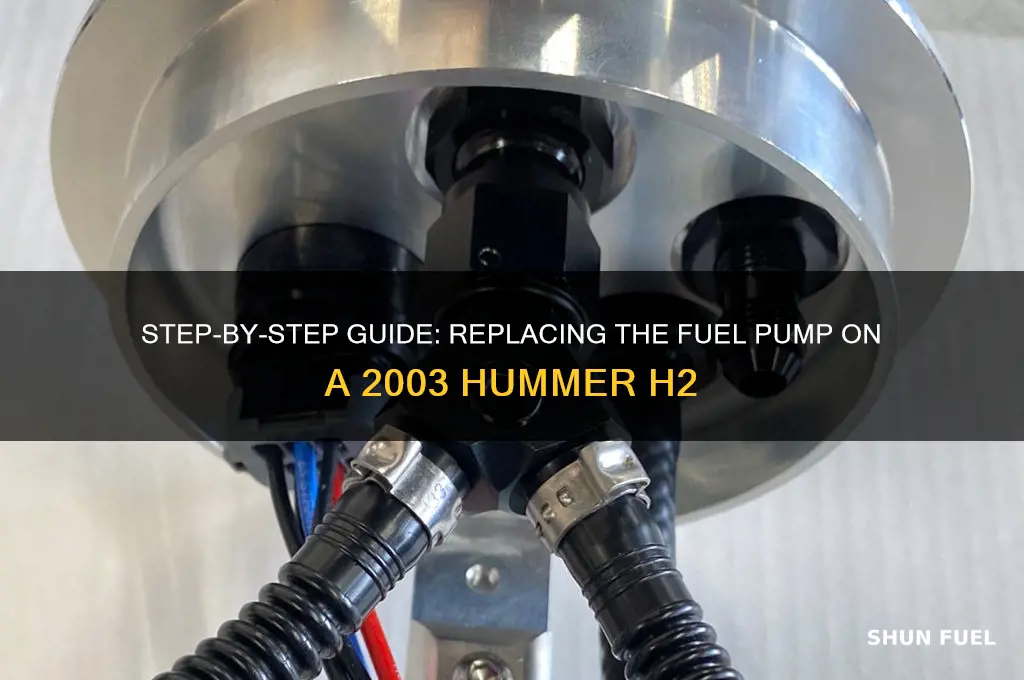 how to replace fuel pump on 2003 hummer h2