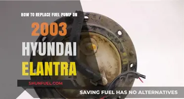 DIY Guide: Replacing the Fuel Pump on a 2003 Hyundai Elantra