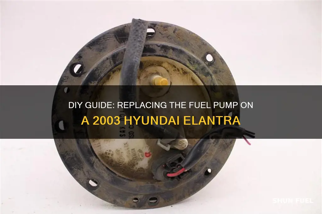 how to replace fuel pump on 2003 hyundai elantra