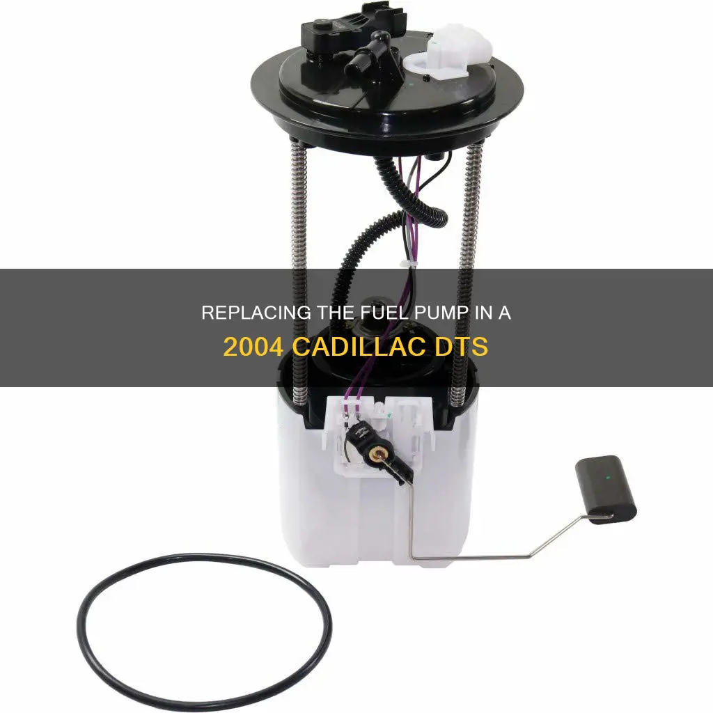 how to replace fuel pump on 2004 dts cadillac