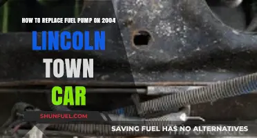DIY Guide: Replacing the Fuel Pump on a 2004 Lincoln Town Car