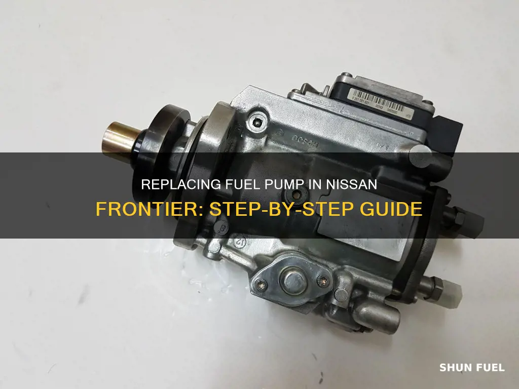 how to replace fuel pump on 2005 nissan frontier