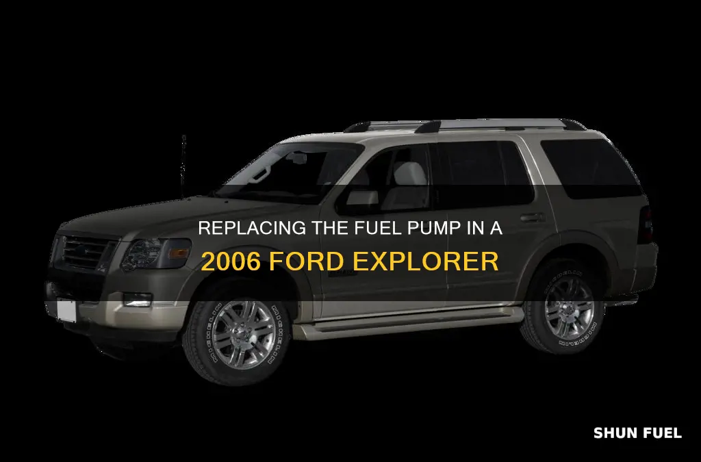 how to replace fuel pump on 2006 ford explorer