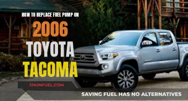 Replacing Fuel Pump in 2006 Toyota Tacoma: Step-by-Step Guide