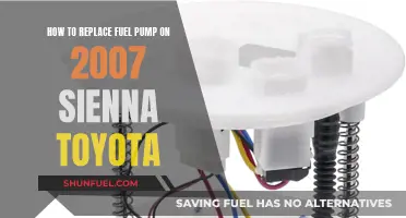 Replacing the Fuel Pump in a 2007 Toyota Sienna