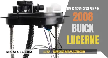 Replacing the Fuel Pump in Your 2008 Buick Lucerne