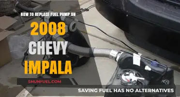 DIY Guide: Replacing the Fuel Pump on a 2008 Chevy Impala