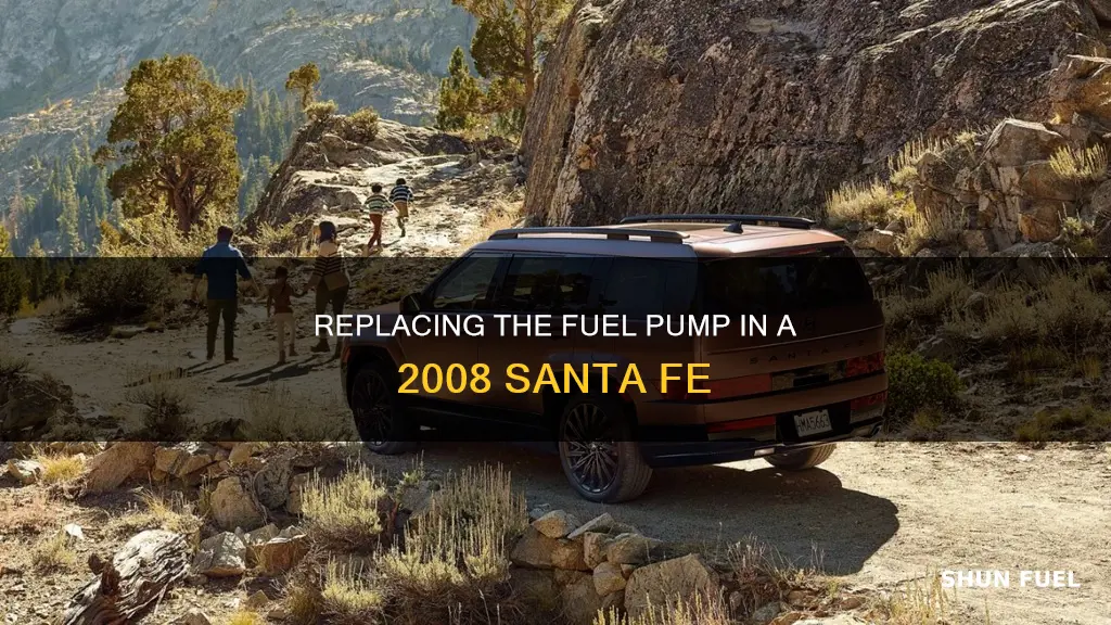 how to replace fuel pump on 2008 santa fe