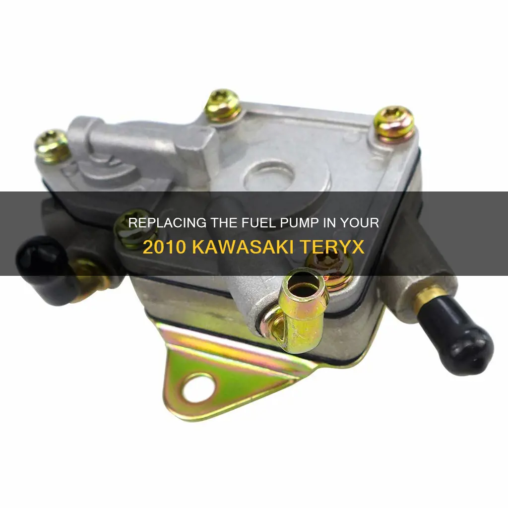 how to replace fuel pump on 2010 kawasaki teryx