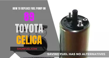 Replacing Fuel Pump in '89 Celica: Step-by-Step Guide