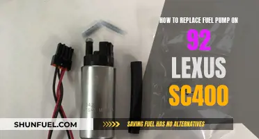 Replacing the Fuel Pump in Your 92 Lexus SC400