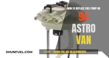 Replacing Fuel Pump in '94 Astro Van: Step-by-Step Guide