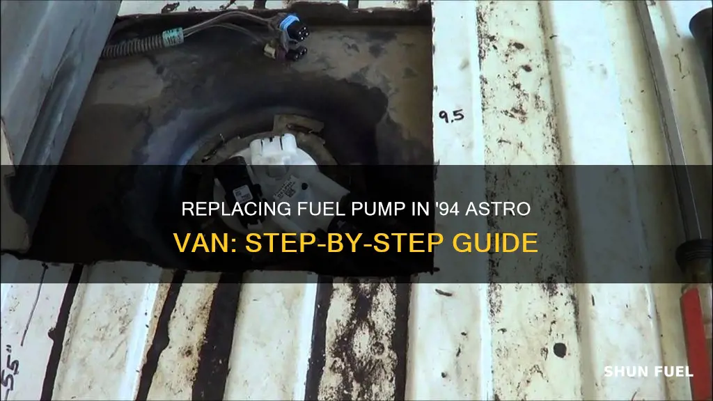 how to replace fuel pump on 94 astro van