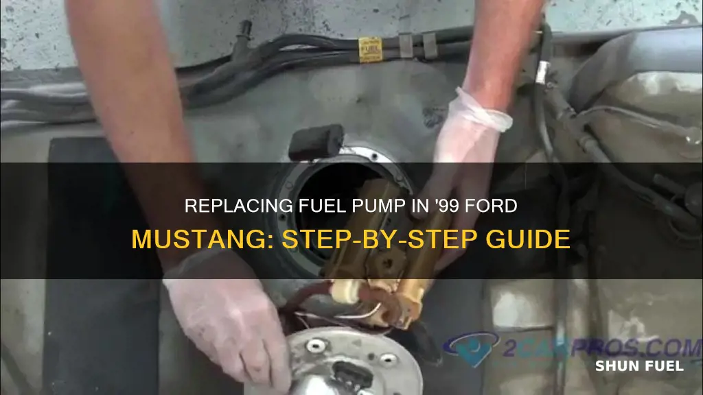 how to replace fuel pump on 99 ford mustanh