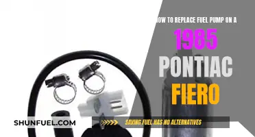 Replacing the Fuel Pump in Your 1985 Pontiac Fiero: Step-by-Step Guide