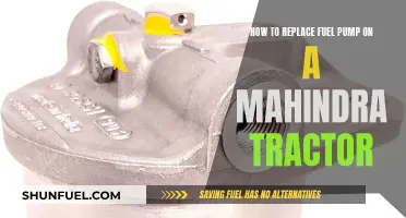 Tractor Fuel Pump Replacement: DIY Guide for Mahindra Owners