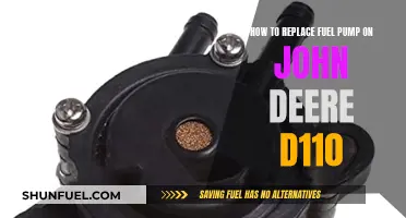 Replacing Fuel Pump on John Deere D110: Step-by-Step Guide