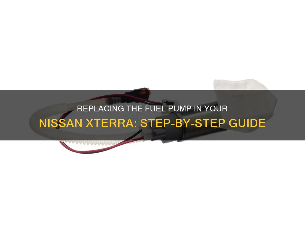 how to replace fuel pump on nissan xterra