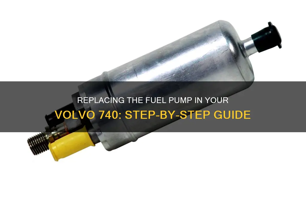 how to replace fuel pump on volvo 740