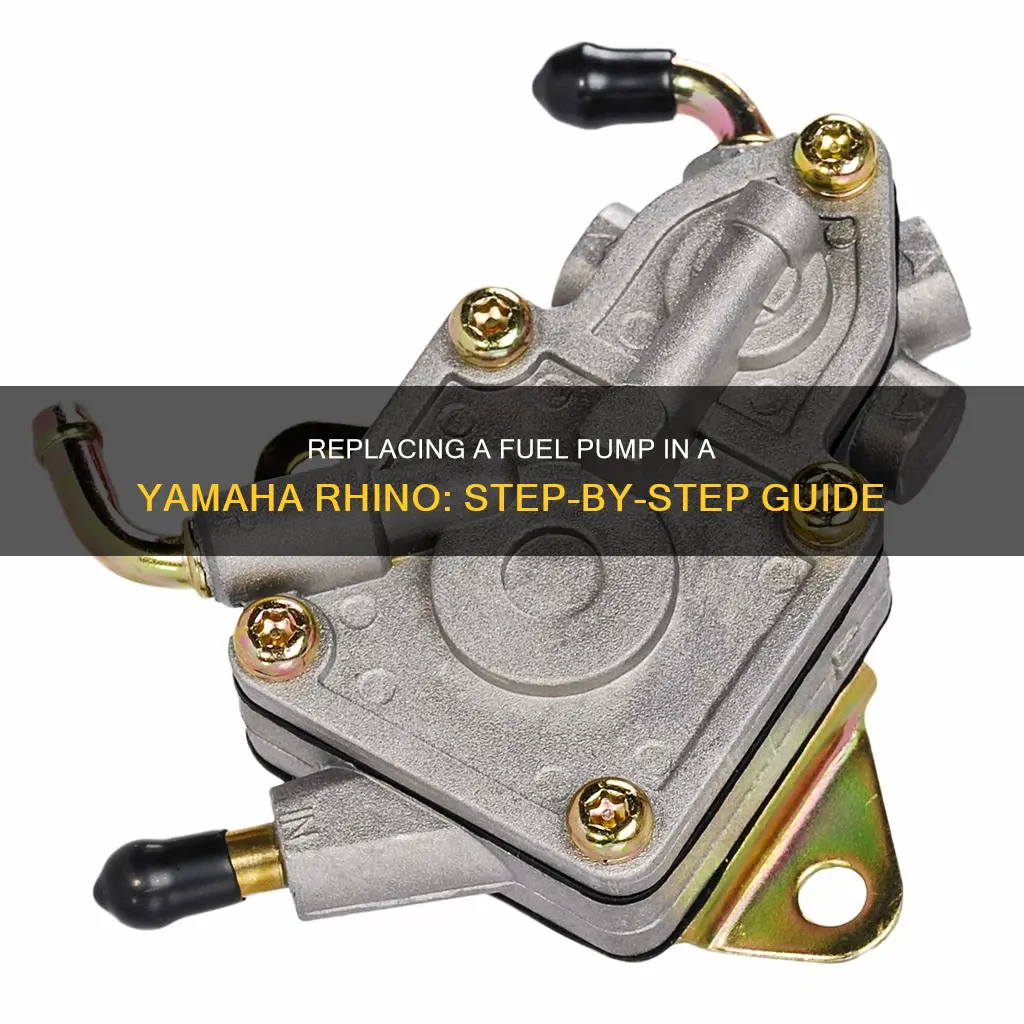 how to replace fuel pump on yamaha rhino