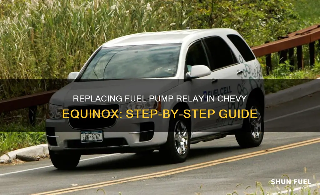 how to replace fuel pump relay on chevy equinox