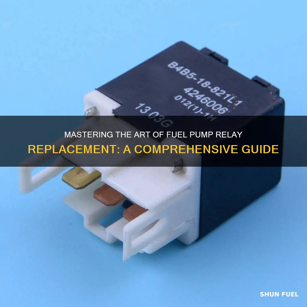 how to replace fuel pump relay