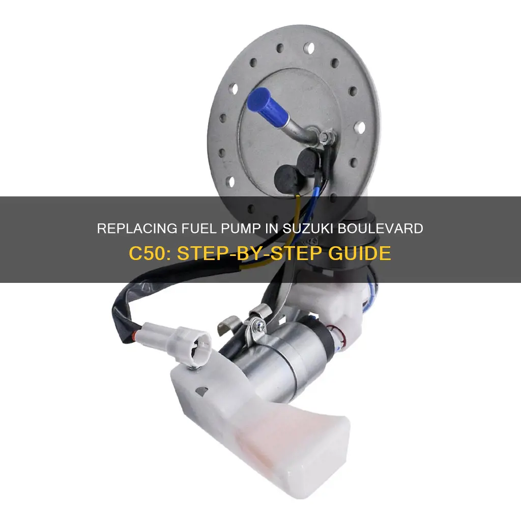 how to replace fuel pump suzuki boulevard c50