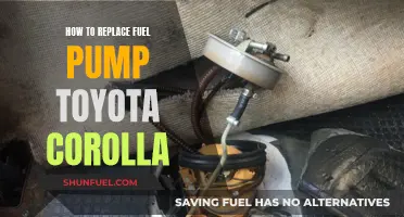 Replacing Fuel Pump in Toyota Corolla: Step-by-Step Guide