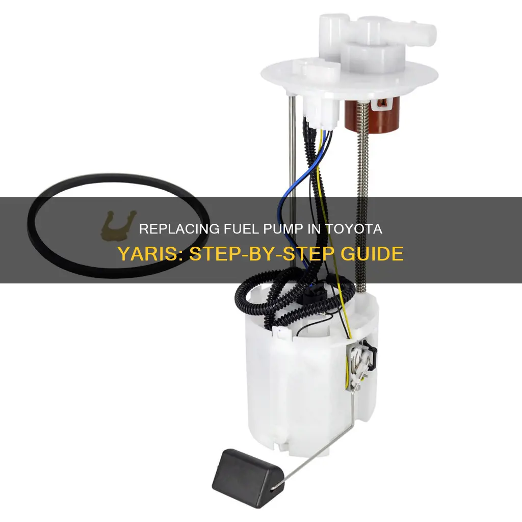 how to replace fuel pump toyota yaris