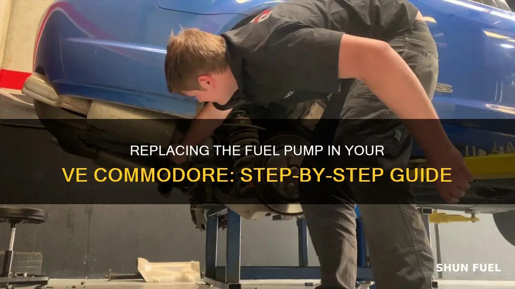 how to replace fuel pump ve commodore