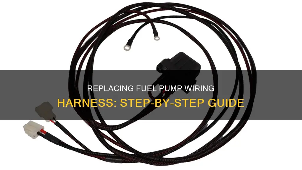 how to replace fuel pump wiring harness