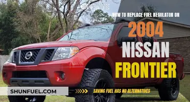 Replacing the Fuel Regulator in Your 2004 Nissan Frontier