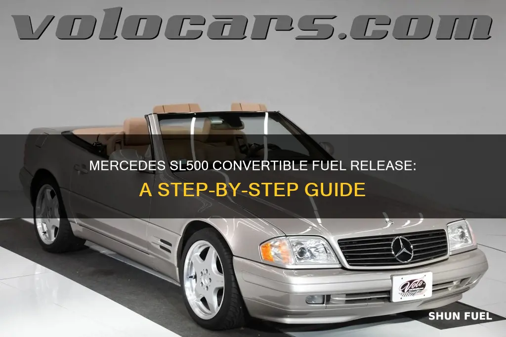 how to replace fuel release on 1999 mercedes sl500 convertible