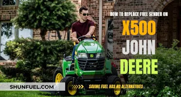 Replacing Fuel Sender on John Deere X500: Step-by-Step Guide