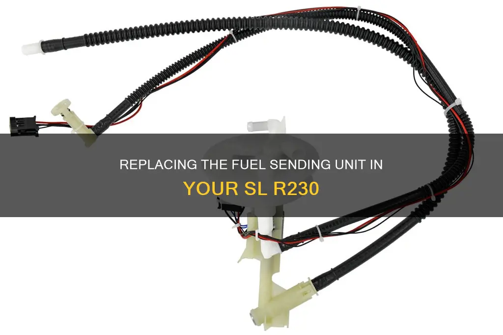 how to replace fuel sending unit sl r230