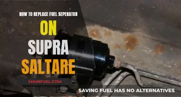 Supra Saltare Fuel Separator: DIY Replacement Guide