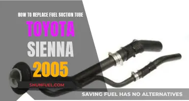 Replacing Fuel Suction Tube in Toyota Sienna: Step-by-Step Guide