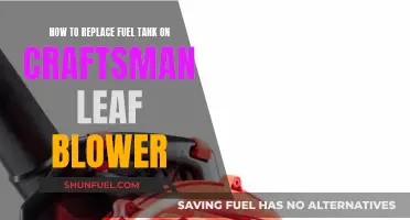 Craftsman Leaf Blower: Replacing the Fuel Tank