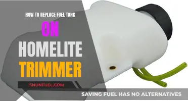 Replacing the Fuel Tank on Your Homelite Trimmer