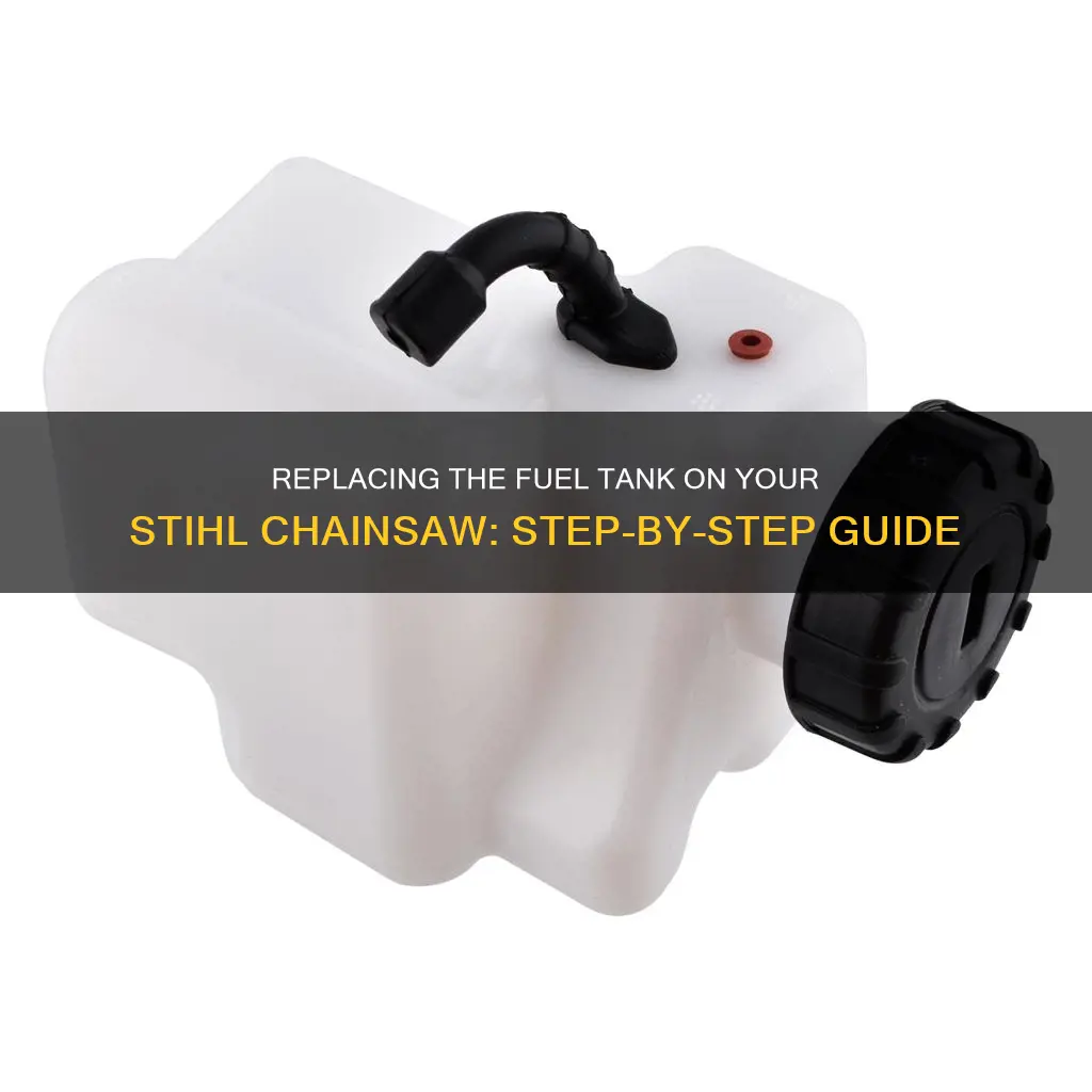 how to replace fuel tank on stihl chainsaw