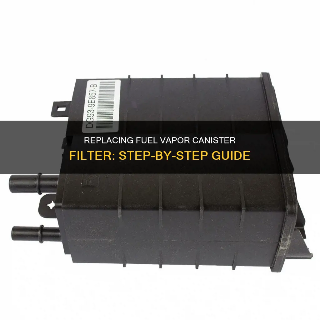 how to replace fuel vapor canister filter