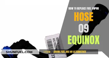 Replacing Fuel Vapor Hose in Your 2009 Equinox