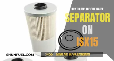 Replacing Fuel Water Separator: ISX15 Step-by-Step Guide