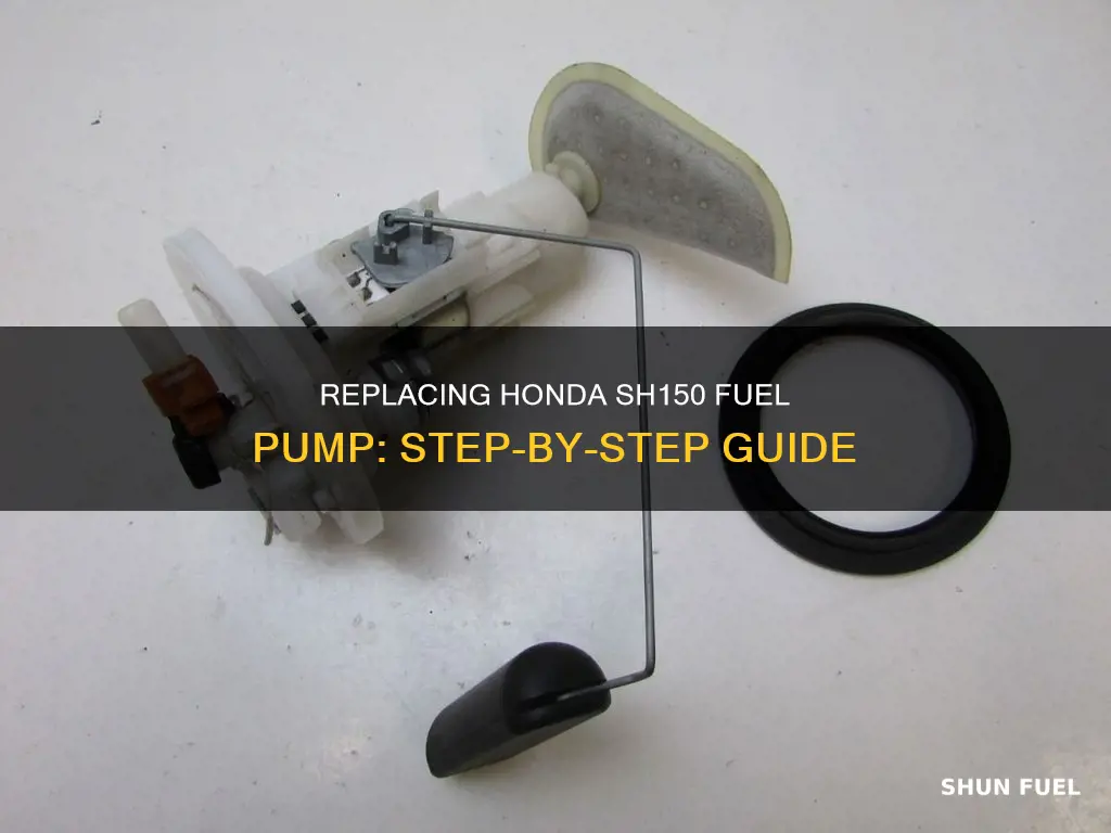 how to replace honda sh150 fuel pump