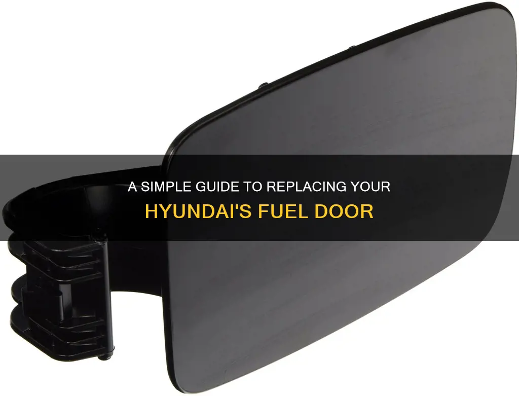 how to replace hyundai fuel door