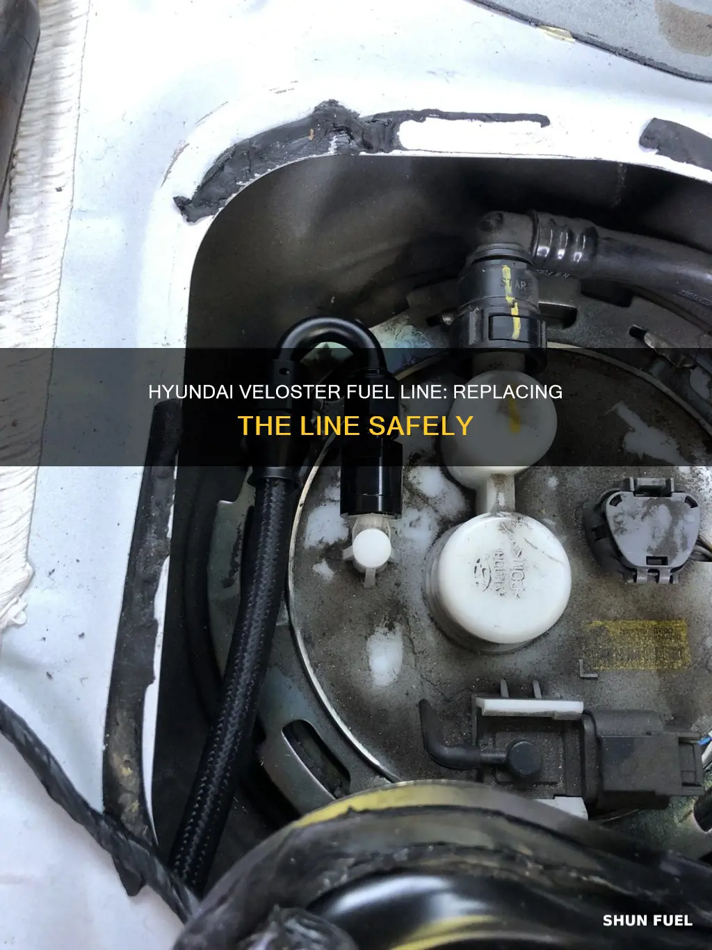 how to replace hyundai veloster fuel line