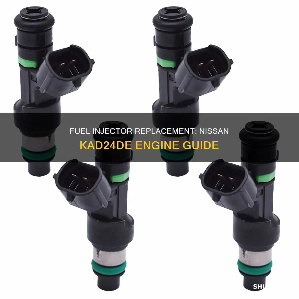 how to replace kad24de fuel injectors