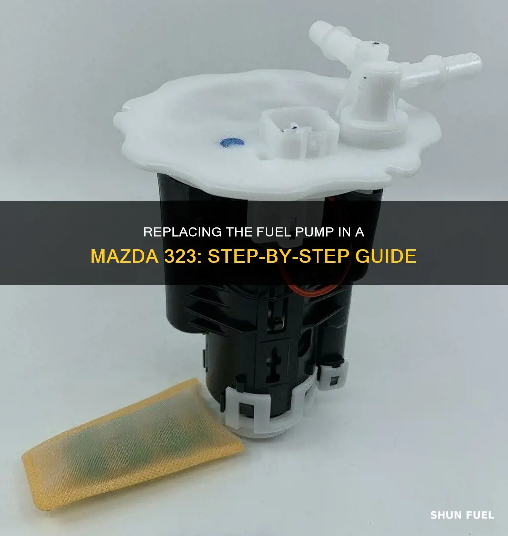 how to replace mazda 323 fuel pump